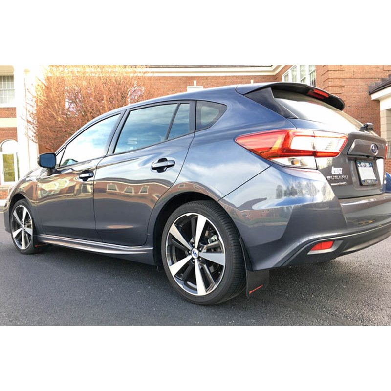 RallyArmor | Mud Flaps White logo - Impreza 4D/5D 2017-2023