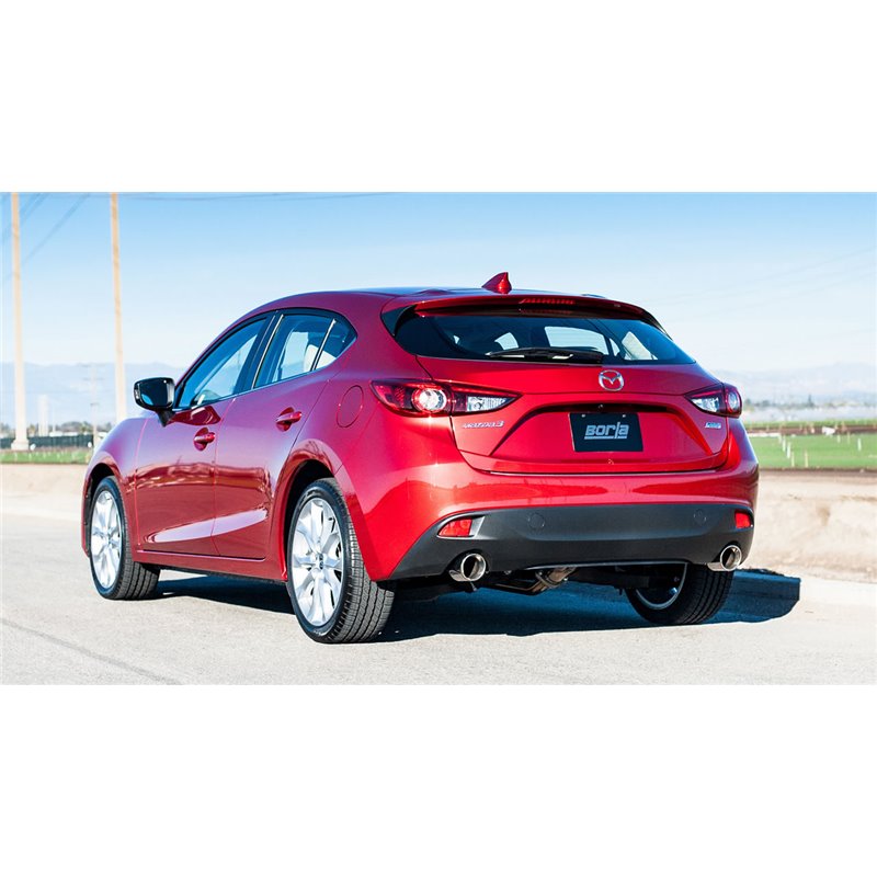 Borla | Axle-Back Exhaust S-Type - 3 2.0L / 2.5L 2014-2018