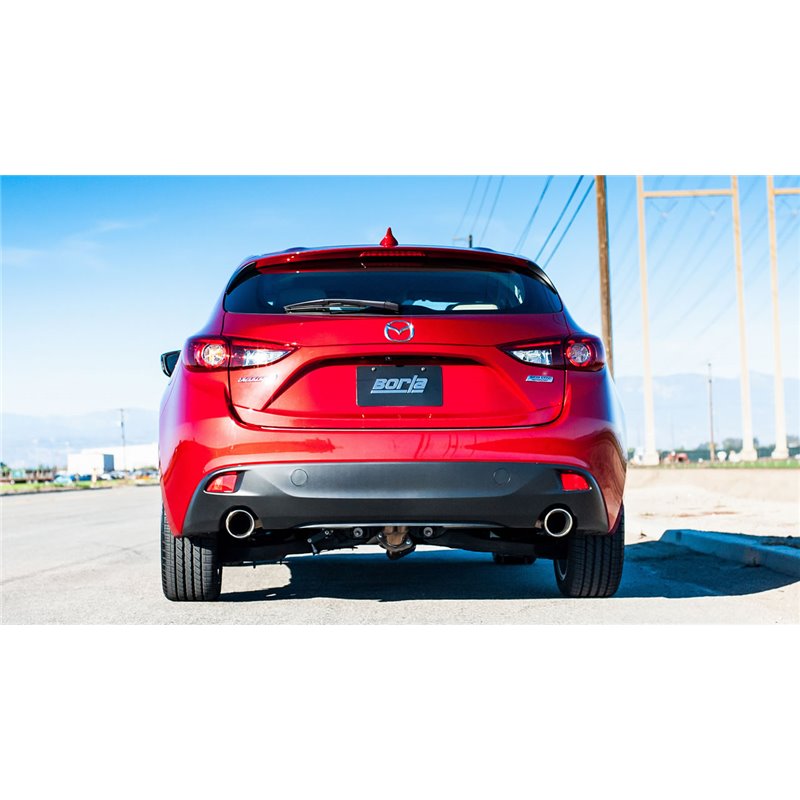Borla | Axle-Back Exhaust S-Type - 3 2.0L / 2.5L 2014-2018