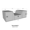 Westin Automotive | Brute V Shape Goose Neck Tool Box