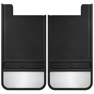 Husky Liners | Rubber Rear Mud Flaps-12IN w/Weight - Buick / Cadillac / Chevrolet 2000-2020