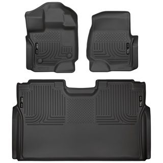 Husky Liners | Front/2nd Seat Floor Liners - F-150 / Lightning 2015-2023