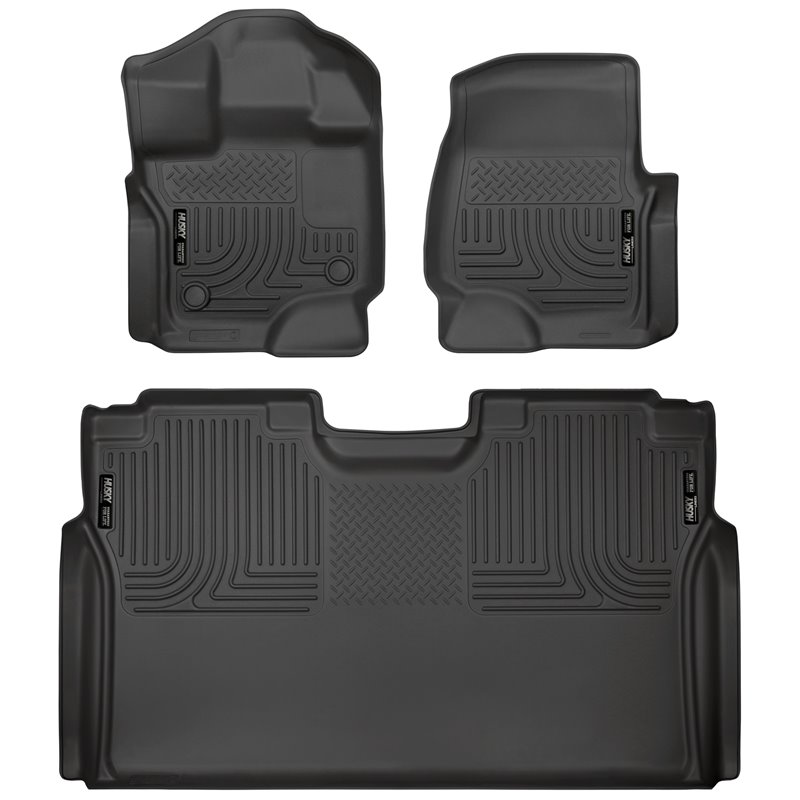 Husky Liners | Front/2nd Seat Floor Liners - F-150 / Lightning 2015-2023