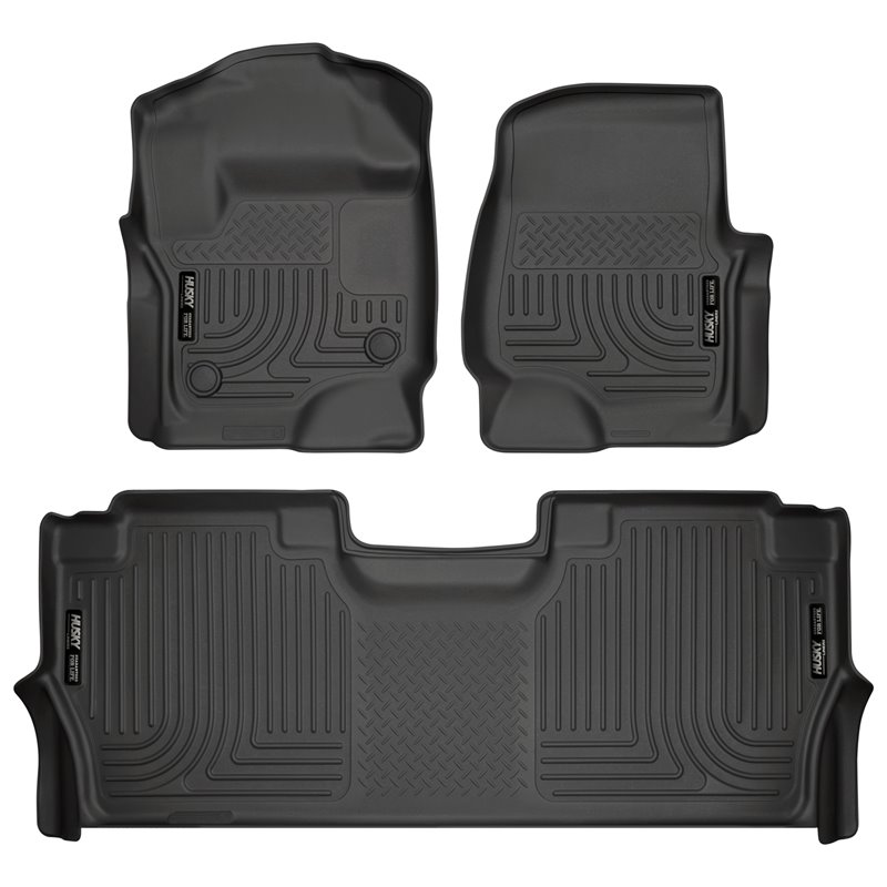 Husky Liners | Front/2nd Seat Floor Liners - F-250 / F-350 2017-2023