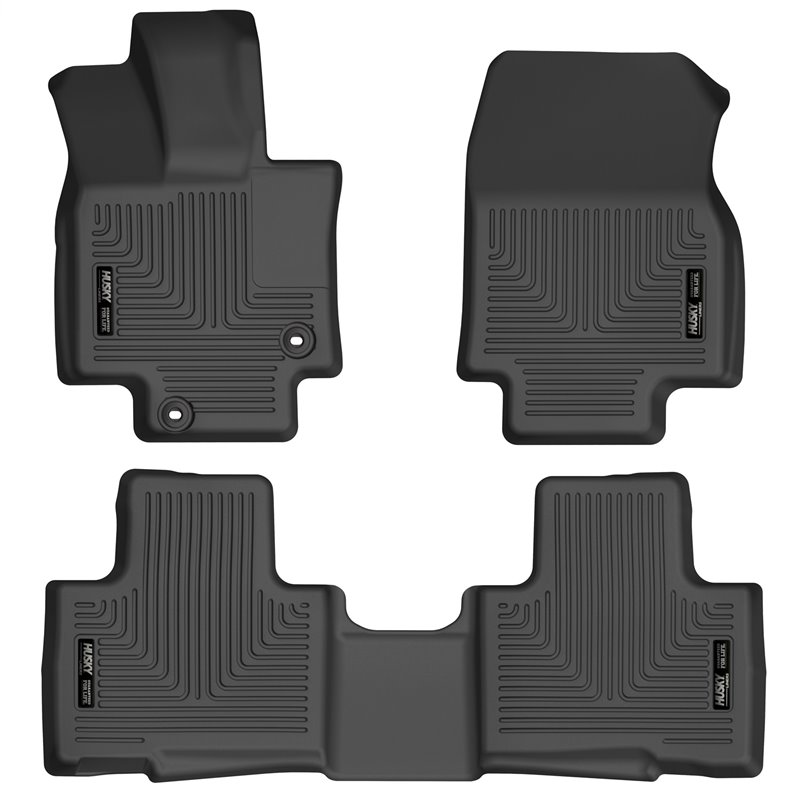 Husky Liners | Front/2nd Seat Floor Liners - Highlander 2.4T / 2.5L / 3.5L 2020-2023