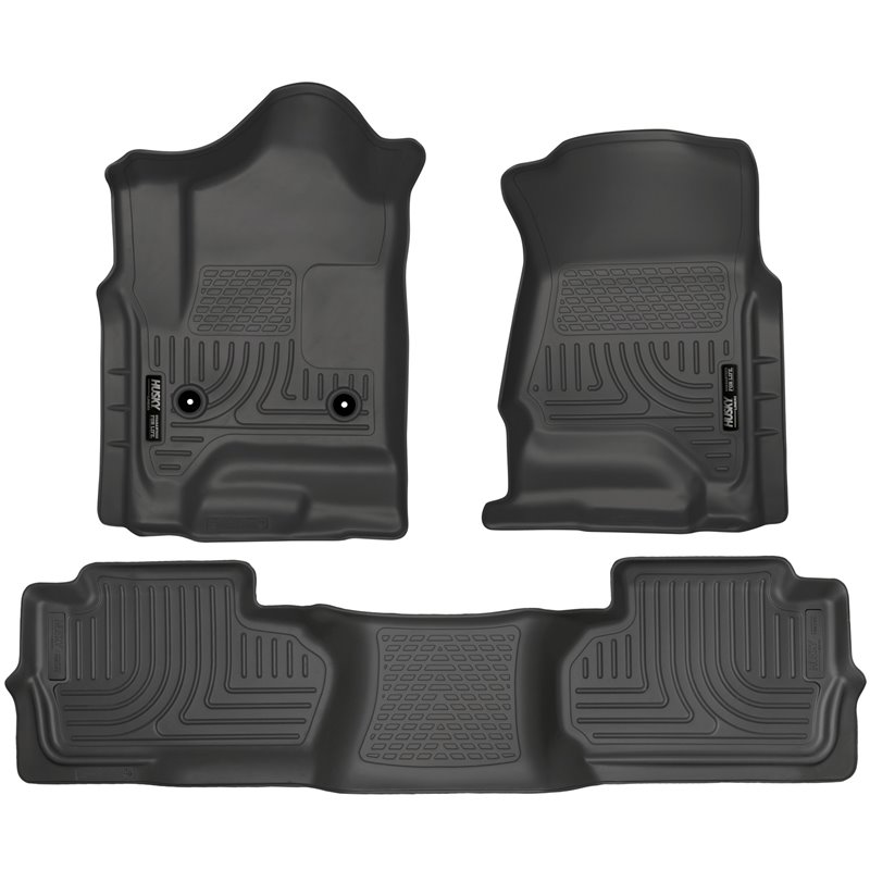Husky Liners | Front/2nd Seat Floor Liners (Footwell Coverage) - Chevrolet / GMC 2014-2019