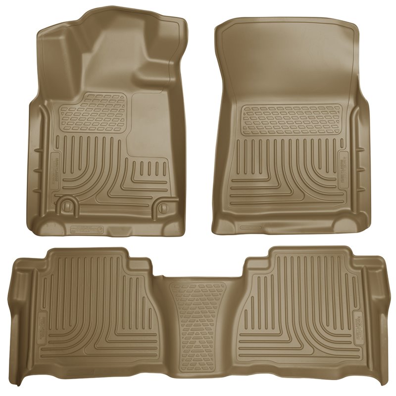 Husky Liners | Front/2nd Seat Floor Liners (Footwell Coverage) - Tundra 4.0L / 4.6L / 5.7L 2010-2011