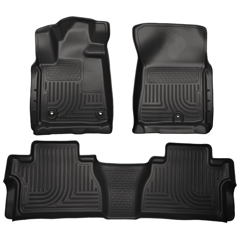 Husky Liners | Front/2nd Seat Floor Liners (Footwell Coverage) - Tundra 4.6L / 5.7L 2014-2021