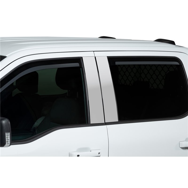 Putco | Element Chrome Window Visor Tape On - F-150 2021-2022