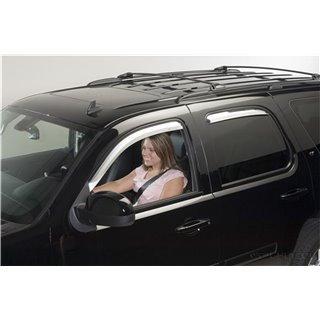Putco | Element Chrome Window Visor In Channel - Tahoe / Yukon 2007-2014