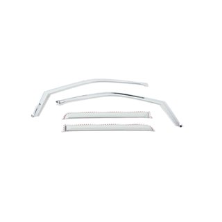 Putco | Element Chrome Window Visor In Channel - F-150 / F-250 / F-350 2015-2022