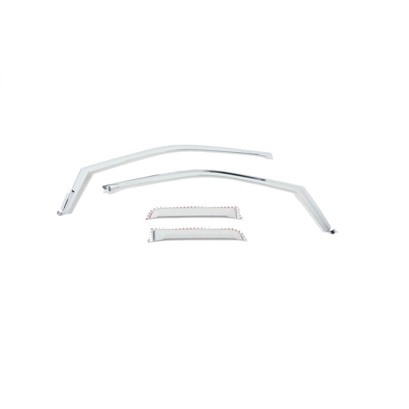 Putco | Element Chrome Window Visor In Channel - F-150 / F-250 / F-350 2015-2022