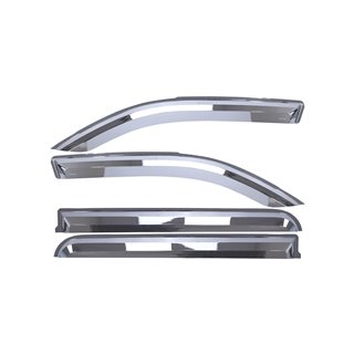 Putco | Element Chrome Window Visor In Channel - Ram 1500 3.0L / 3.6L / 5.7L 2019-2022
