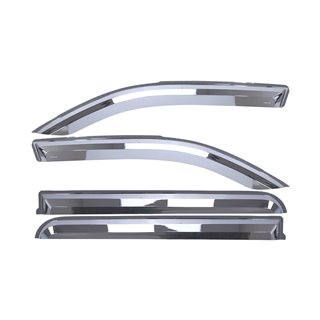 Putco | Element Chrome Window Visor In Channel - Ram 1500 2019-2022