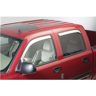 Putco | Element Chrome Window Visor In Channel - Ram 1500 / 2500 / 3500 2009-2022