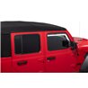 Putco | Element Chrome Window Visor Tape On - Gladiator / Wrangler (4xe) / Wrangler (JL) 2018-2022