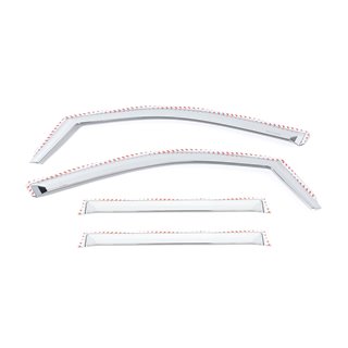 Putco | Element Chrome Window Visor In Channel - Chevrolet / GMC 2019-2022