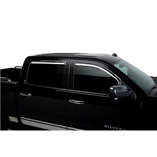 Putco | Element Chrome Window Visor Tape On - Chevrolet / GMC 2014-2019