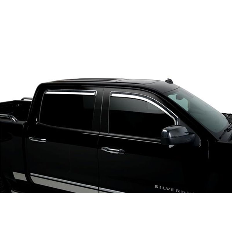 Putco | Element Chrome Window Visor Tape On - Chevrolet / GMC 2014-2019
