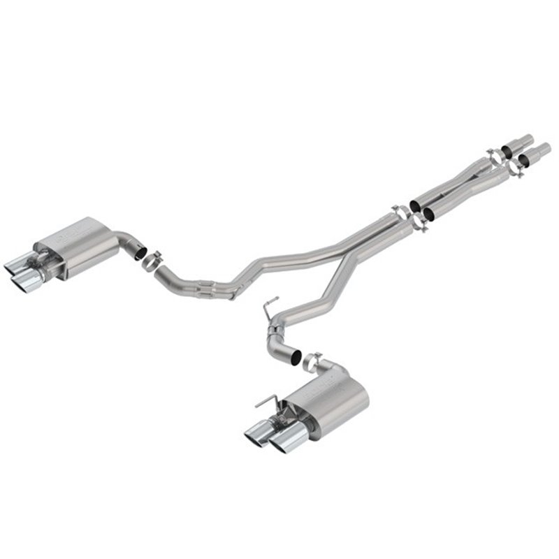Borla | Cat-Back Exhaust ATAK avec valves - Mustang 5.0L 2018-2023