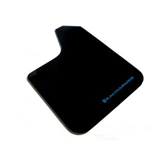RallyArmor | Black Universal Mud Flaps Blue logo