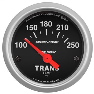 AutoMeter | GAUGE TRANSMISSION TEMP 2 1/16in. 100-250deg.F ELECTRIC SPORT-COMP